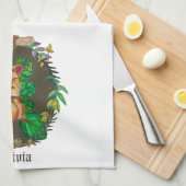 Fantasy Brussels sprot badger - schattige badger Theedoek (Quarter Fold)