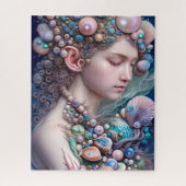 Fantasy bubble elf in levendige kleuren legpuzzel (Verticaal)