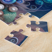 Fantasy bubble elf in levendige kleuren legpuzzel (Zijkant)