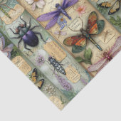 Fantasy Bugs Tissuepapier Whimsical Insect Cadeaus (Detail)
