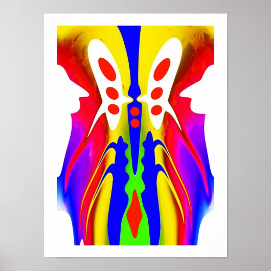 Fantasy buitenaards machinekunst poster (Voorkant)