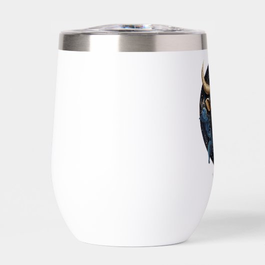 Fantasy Bull Zodiac Symbool Celestial Galaxy Ram (Voorkant)