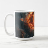 Fantasy Bullseye Symbool Digitale Kunst Koffiemok (Links)