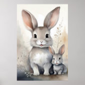 Fantasy Bunny Rabbit Poster (Voorkant)