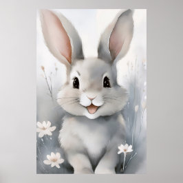 Fantasy Bunny Rabbit Poster