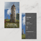 Fantasy Business Cardwith Towers Visitekaartje (Voorkant / Achterkant)