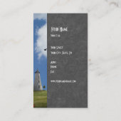 Fantasy Business Cardwith Towers Visitekaartje (Achterkant)