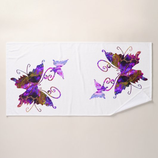 Fantasy Butterflies Badhanddoek (Badhanddoek)