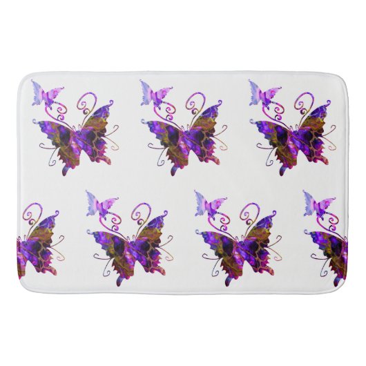 Fantasy Butterflies Badmat (Voorkant)