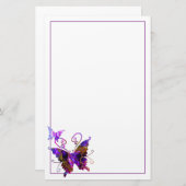 Fantasy Butterflies Briefpapier (Voorkant / Achterkant)