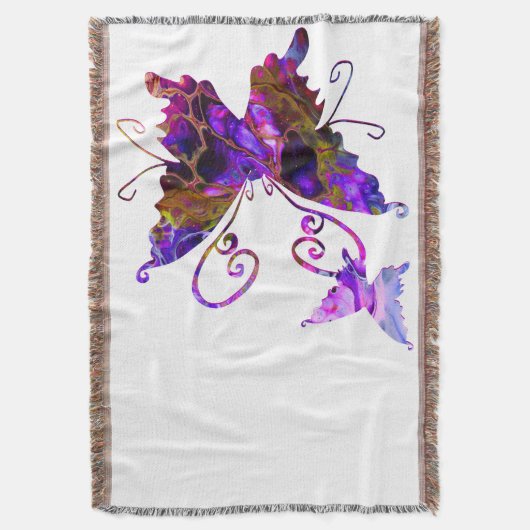 Fantasy Butterflies Deken (Voorkant Verticaal)