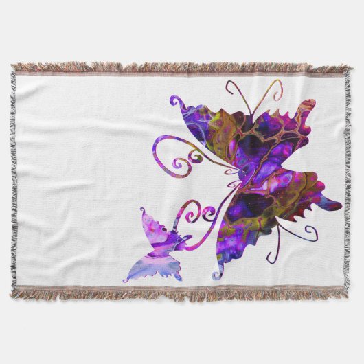 Fantasy Butterflies Deken (Voorkant)