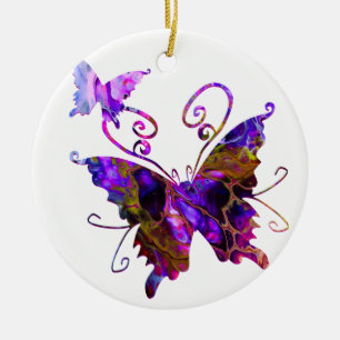 Fantasy Butterflies Keramisch Ornament