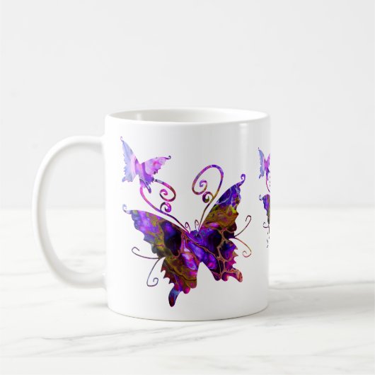 Fantasy Butterflies Koffiemok (Links)