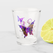 Fantasy Butterflies Shot Glas (Voorkant)