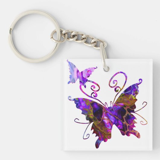 Fantasy Butterflies Sleutelhanger (Voorkant)