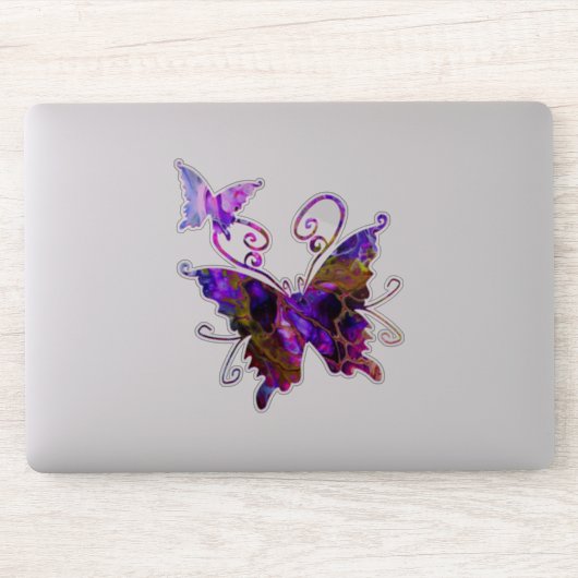 Fantasy Butterflies Sticker (Computer)