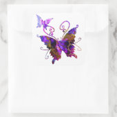 Fantasy Butterflies Vierkante Sticker (Tas)