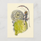  Fantasy Butterfly Fairy met Wings Briefkaart (Voorkant)