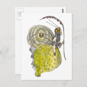  Fantasy Butterfly Fairy met Wings Briefkaart (Voorkant / Achterkant)