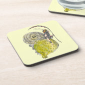 Fantasy Butterfly Fairy met Wings Drankjes Onderzetter (Linkerzijde)