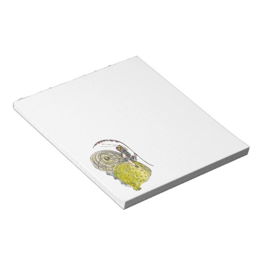 Fantasy Butterfly Fairy met Wings Notitieblok (Schuin)