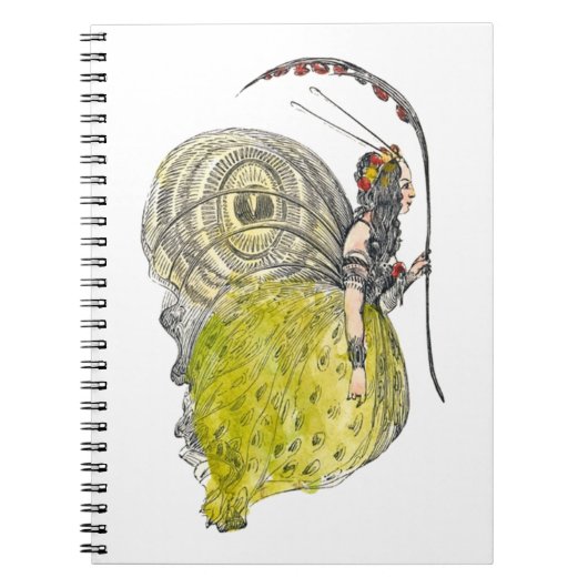 Fantasy Butterfly Fairy met Wings Notitieboek (Voorkant)