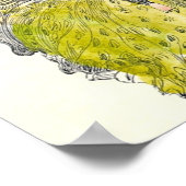  Fantasy Butterfly Fairy met Wings Poster (Hoek)