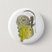  Fantasy Butterfly Fairy met Wings Ronde Button 5,7 Cm (Voorkant)