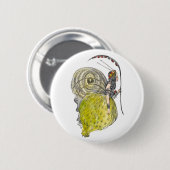  Fantasy Butterfly Fairy met Wings Ronde Button 5,7 Cm (Voorkant /achterkant)