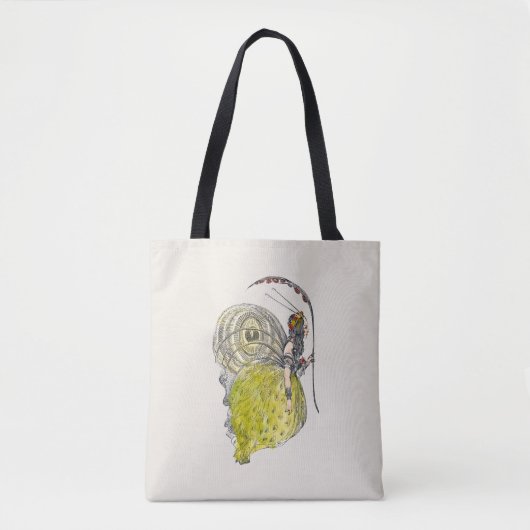 Fantasy Butterfly Fairy met Wings Tote Bag (Voorkant)