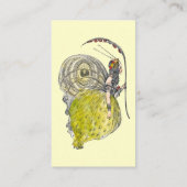  Fantasy Butterfly Fairy met Wings Visitekaartje (Achterkant)