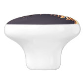 Fantasy Butterfly Gold Sparkle Elegant Chic Keramische Knop (Zijkant)