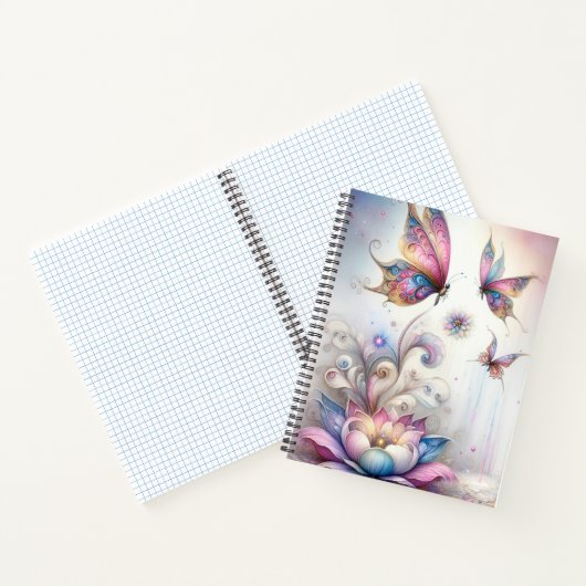 Fantasy Butterfly Journal Notitieboek (Binnen)