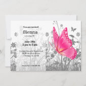 Fantasy Butterfly * kies achtergrondkleur Kaart (Voorkant)