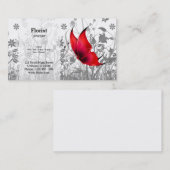 Fantasy Butterfly * kies achtergrondkleur Visitekaartje (Voorkant / Achterkant)