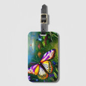 Fantasy Butterfly Reis Bagagelabel (Voorkant (verticaal))