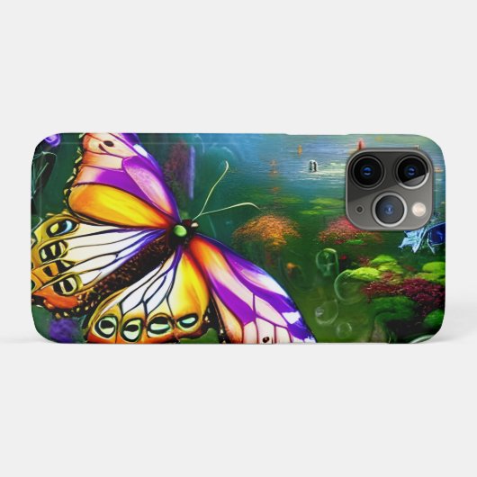 Fantasy Butterfly Reis Case-Mate iPhone Case (Achterkant (horizontaal))