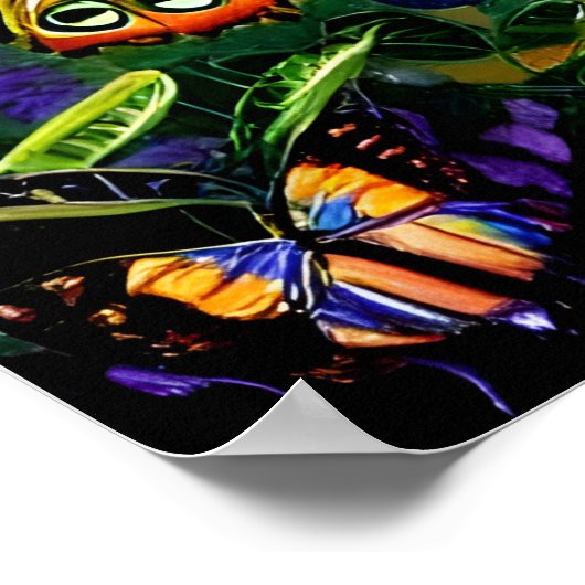 Fantasy Butterfly Reis Poster (Hoek)