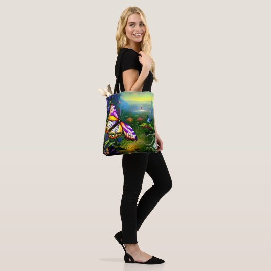 Fantasy Butterfly Reis Tote Bag (Op model)