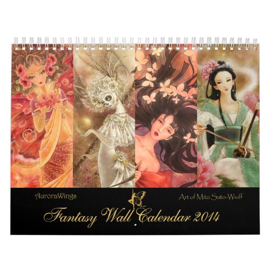 Fantasy Calendar 2014 - Art van Mitzi Sato-Wiuff Kalender (Hoes)