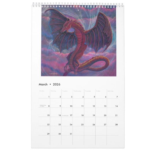 Fantasy Calendar Kalender (Mar 2026)
