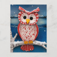 Fantasy Candy rietstok Uil encaustic berk boom