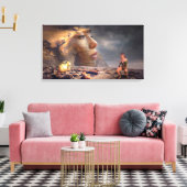 Fantasy Canvas Afdruk (Insitu (Woonkamer))