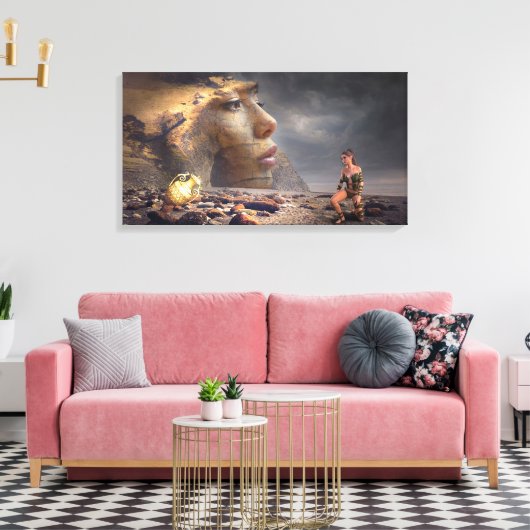 Fantasy Canvas Afdruk (Insitu (Woonkamer))