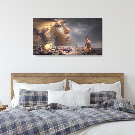 Fantasy Canvas Afdruk (Insitu (Slaapkamer))