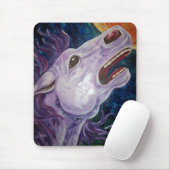 Fantasy Carousel Horse and Moon Art Muismat (Met muis)