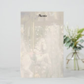 Fantasy Carousel Stationery Briefpapier (Staand voorkant)