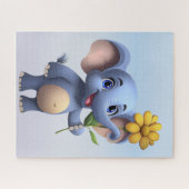 Fantasy Cartoon Olifant Jigsaw Puzzel (Horizontaal)