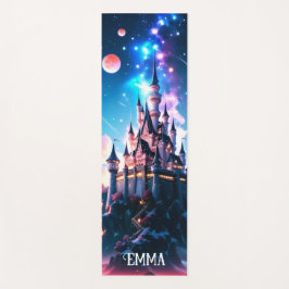 Fantasy Castle aangepaste naam dubbelzijdig Yogamat